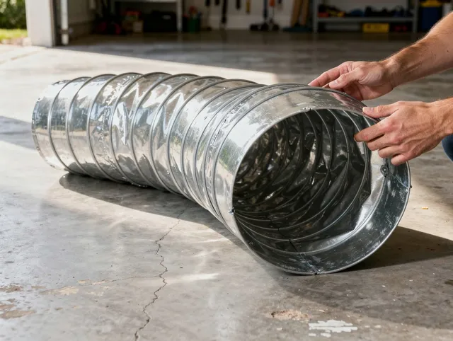 La Verne Dryer Vent Cleaning specialist using advanced equipment for thorough duct cleaning in La Verne