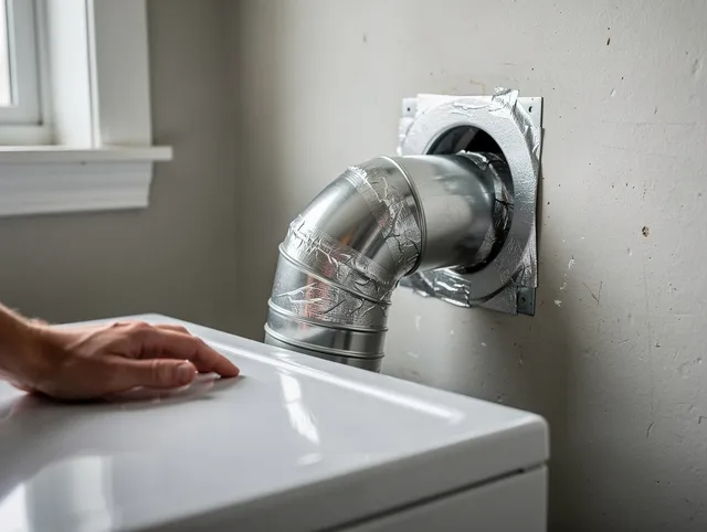 La Verne Dryer Vent Cleaning expert performing professional dryer vent repair and installation in La Verne